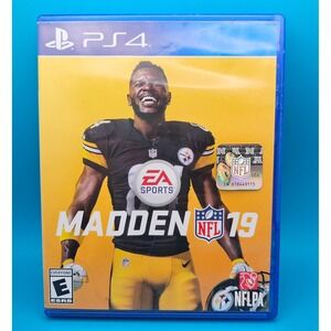 Madden NFL 19 PS4 Video Game Football PlayStation 4 Antonio Brown Steelers